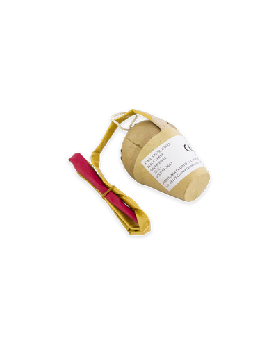 75-045 Bombe 75 mm Pivoine violette krakling et tronc or.